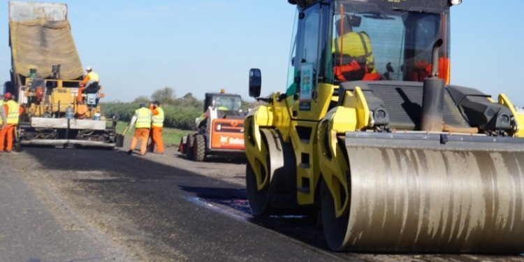Autopista: comenzó la repavimentación entre Maciel y San Lorenzo