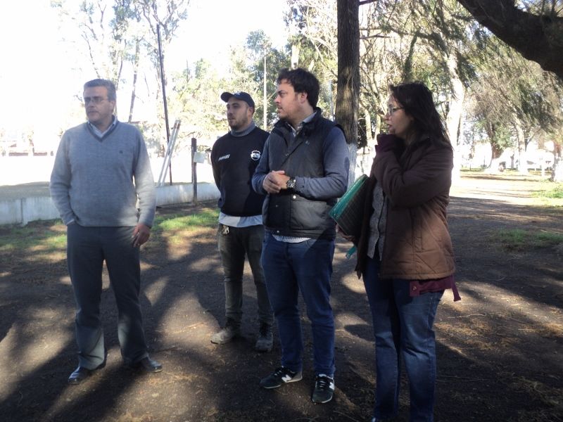El Diputado Germán Bacarella recorrió instituciones de Maciel