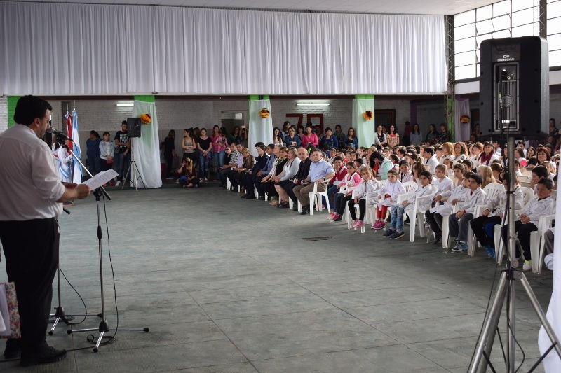 La escuela 892 cumplió 79 años, contó con inauguraciones y un importante anuncio