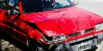 Fuerte choque en una esquina céntrica de Oliveros