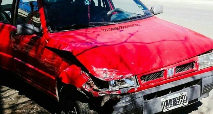 Fuerte choque en una esquina céntrica de Oliveros