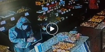 Robó y quedó registrado por las cámaras de seguridad