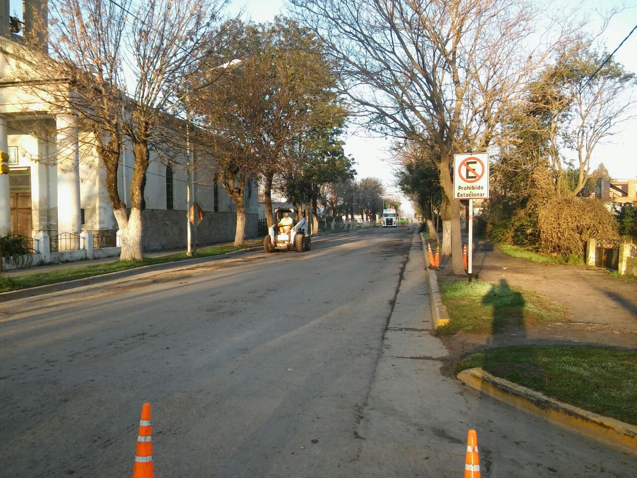 Gaboto: la repavimentación llegó a las calles del pueblo