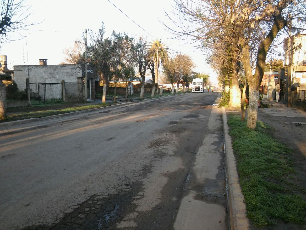Gaboto: la repavimentación llegó a las calles del pueblo