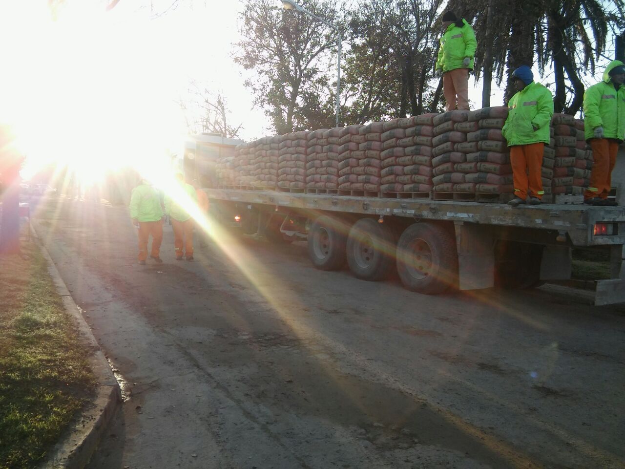 Gaboto: la repavimentación llegó a las calles del pueblo
