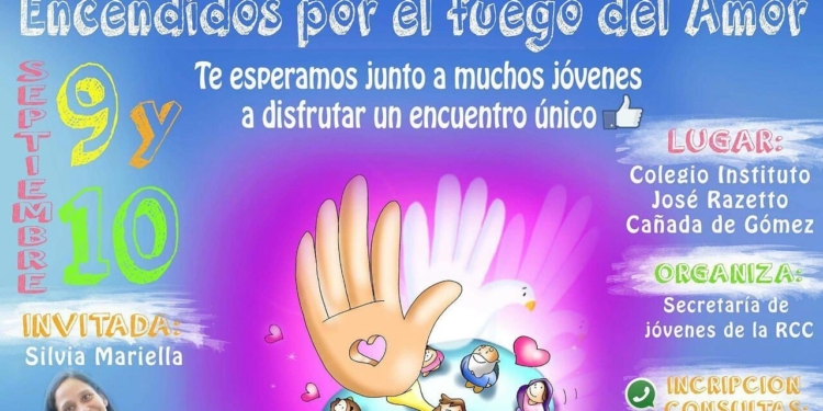 El encuentro de jóvenes tendrá dos jornadas en el mes de septiembre