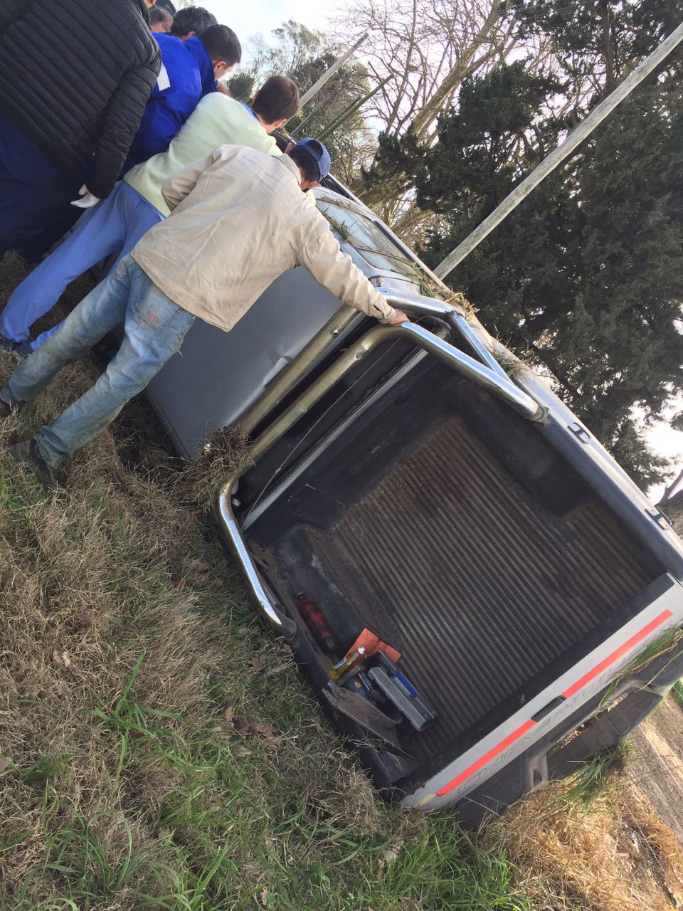 Dos heridos tras un accidente entre dos vehículos en Ruta 11