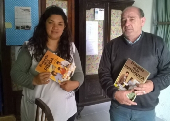 Entregaron libros a la escuela N° 298 de Casalegno
