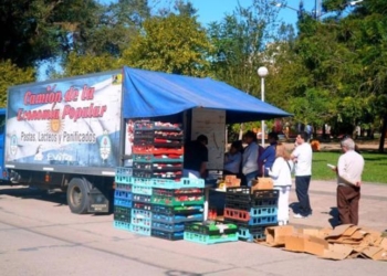 Timbues: el camión de la economía popular estará en la región