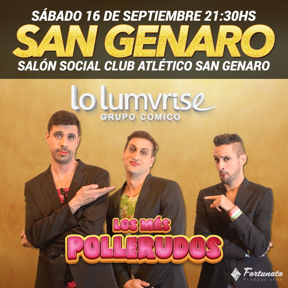 El grupo cómico «Lo Lumvrise» llega a San Genaro