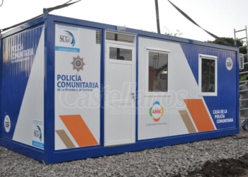 Atacaron con una bomba molotov una base de la Policía Comunitaria