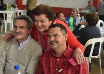 Oliveros: almuerzo por Santa Rosa con fuerte presencia política