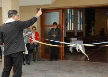 Inauguraron oficialmente las refacciones de la iglesia de Salto Grande