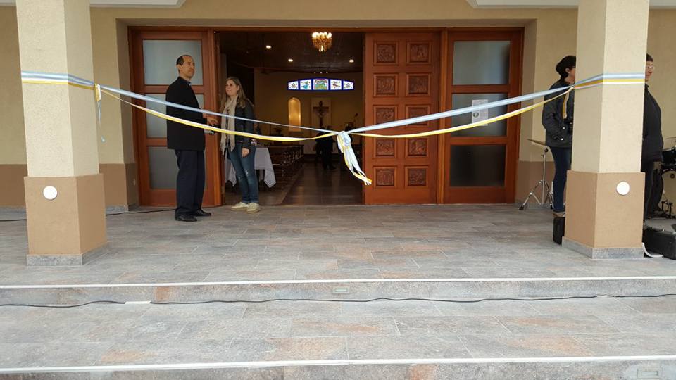 Inauguraron oficialmente las refacciones de la iglesia de Salto Grande