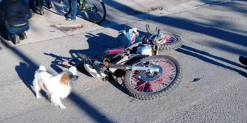 Barrancas: otro accidente en ruta 11 involucró a un auto y una moto