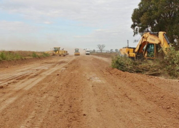 Avanzan los trabajos en la ruta que comunica a Totoras con Colonia Medici