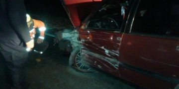 Un camión y un automóvil impactaron sobre ruta 91