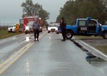 Dos automóviles de Totoras colisionaron en ruta 34