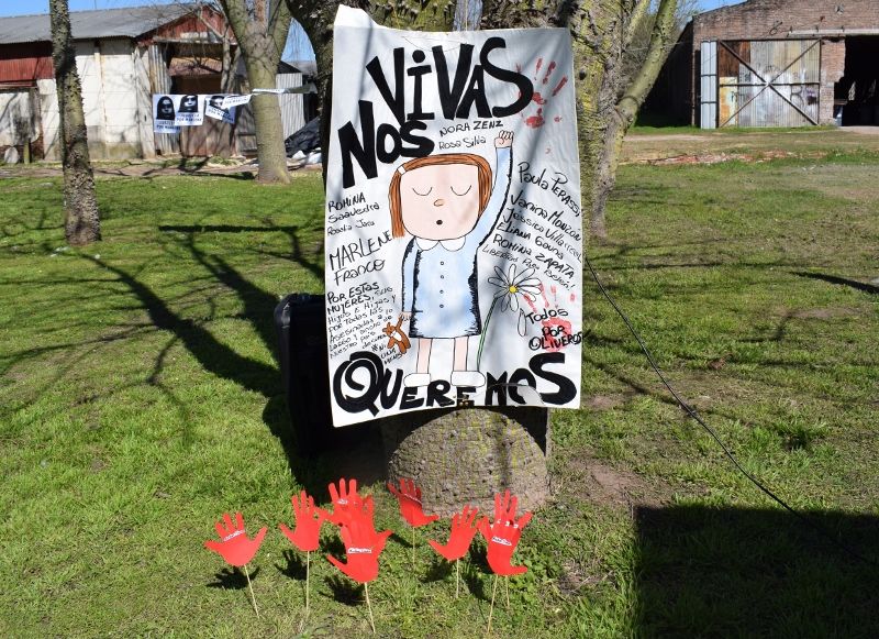 Un grito hecho pared: el mural que recuerda y pide Justicia por Marlene