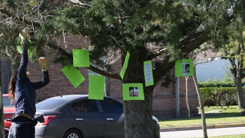 Un grito hecho pared: el mural que recuerda y pide Justicia por Marlene