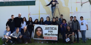 Un grito hecho pared: el mural que recuerda y pide Justicia por Marlene