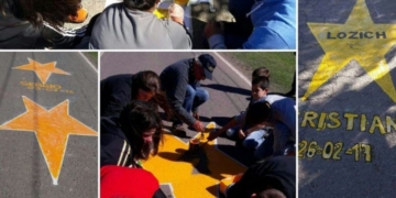 No más víctimas de tránsito: pintaron tres nuevas estrellas amarillas