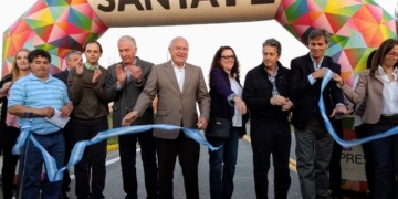 Lifschitz llegó a Totoras e inauguró la Ruta Provincial 91
