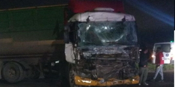 Colisionaron dos camiones en cruce de ruta 34 y 91