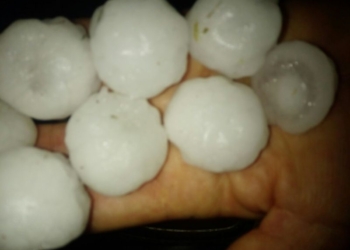 El granizo volvió a azotar a la región