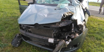 Grave accidente en autopista con un hombre atrapado