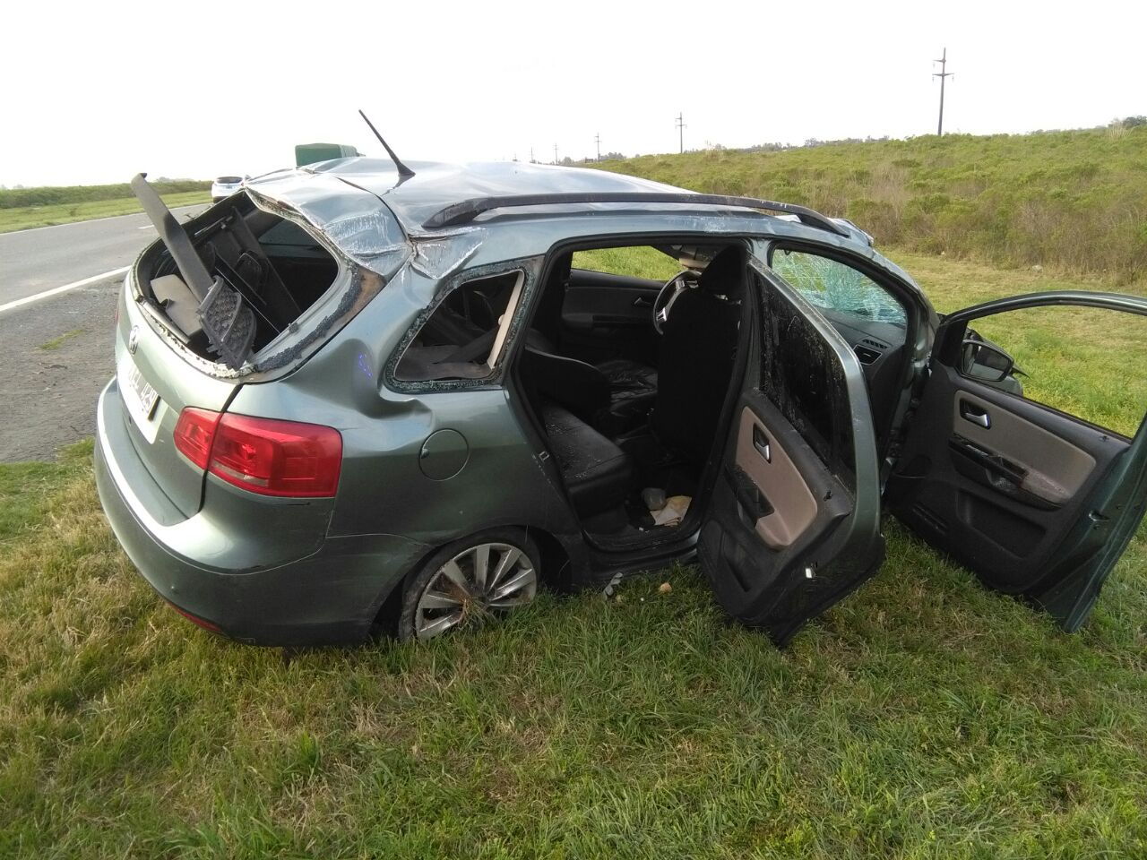 Grave accidente en autopista con un hombre atrapado