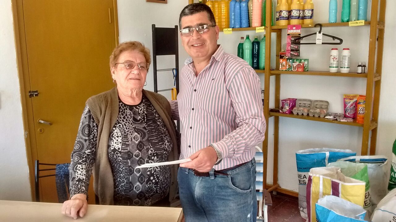 Danilo Capitani entregó aportes a distintas instituciones de la región