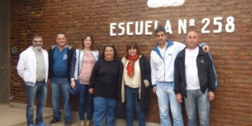 Avanzan las obras en la Escuela 258 de Serodino