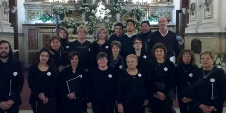 Encuentro coral en Maciel en el marco de las fiestas patronales