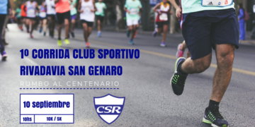 Primera corrida del Club Sportivo Rivadavia rumbo al centenario