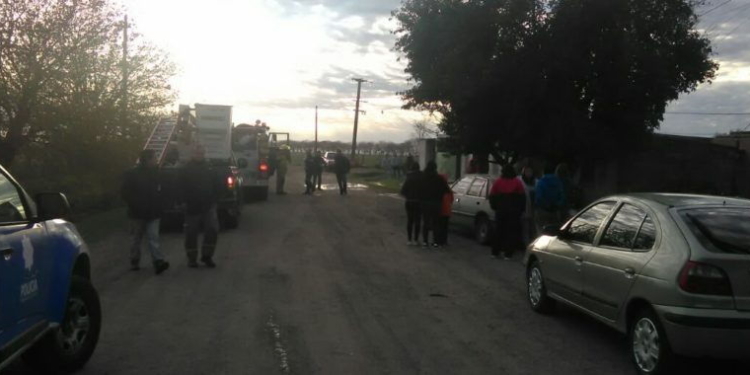 Pérdidas materiales por un incendio en un taller mecánico en Maciel