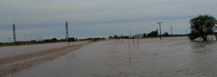 Centeno y San Genaro fueron las localidades más afectadas por las lluvias