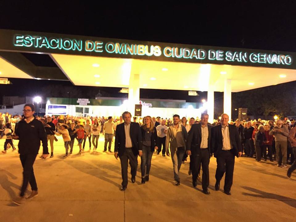 San Genaro: inauguraron la nueva Estación de Ómnibus