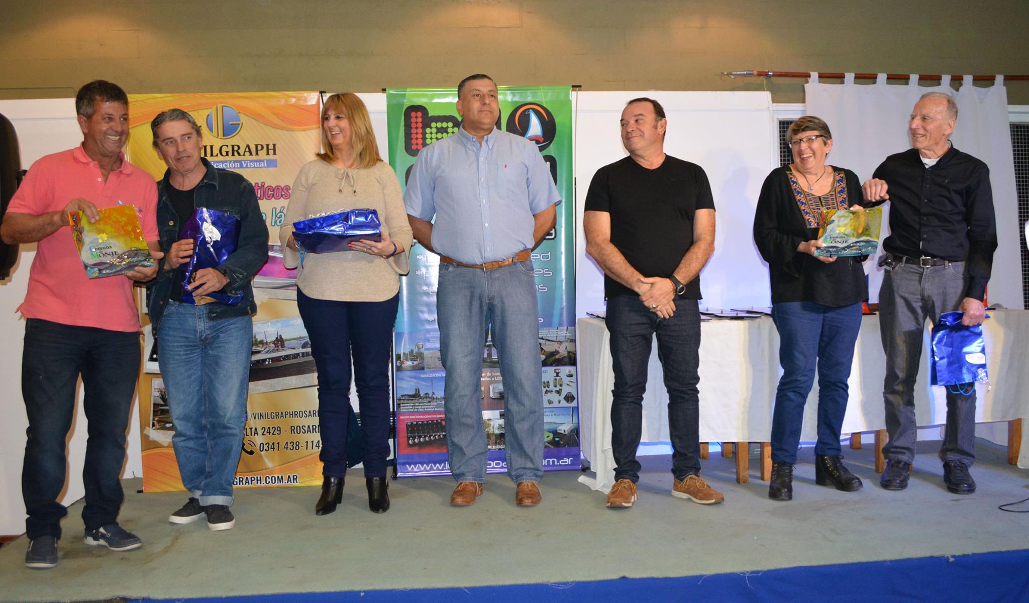 Monje disfrutó de un domingo diferente con la regata de velas