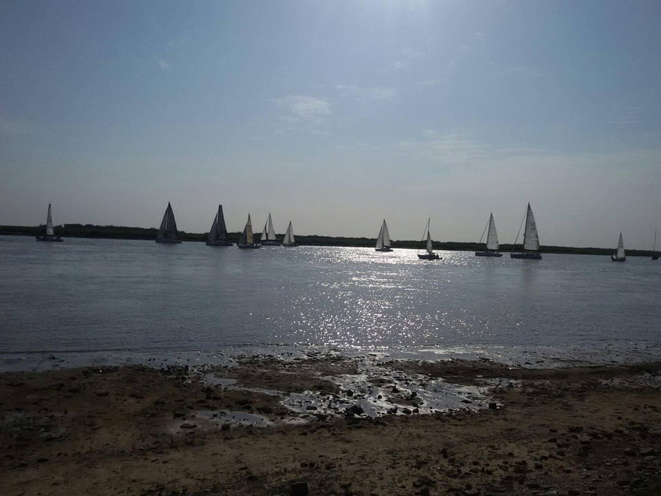 Monje disfrutó de un domingo diferente con la regata de velas