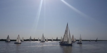 Monje disfrutó de un domingo diferente con la regata de velas