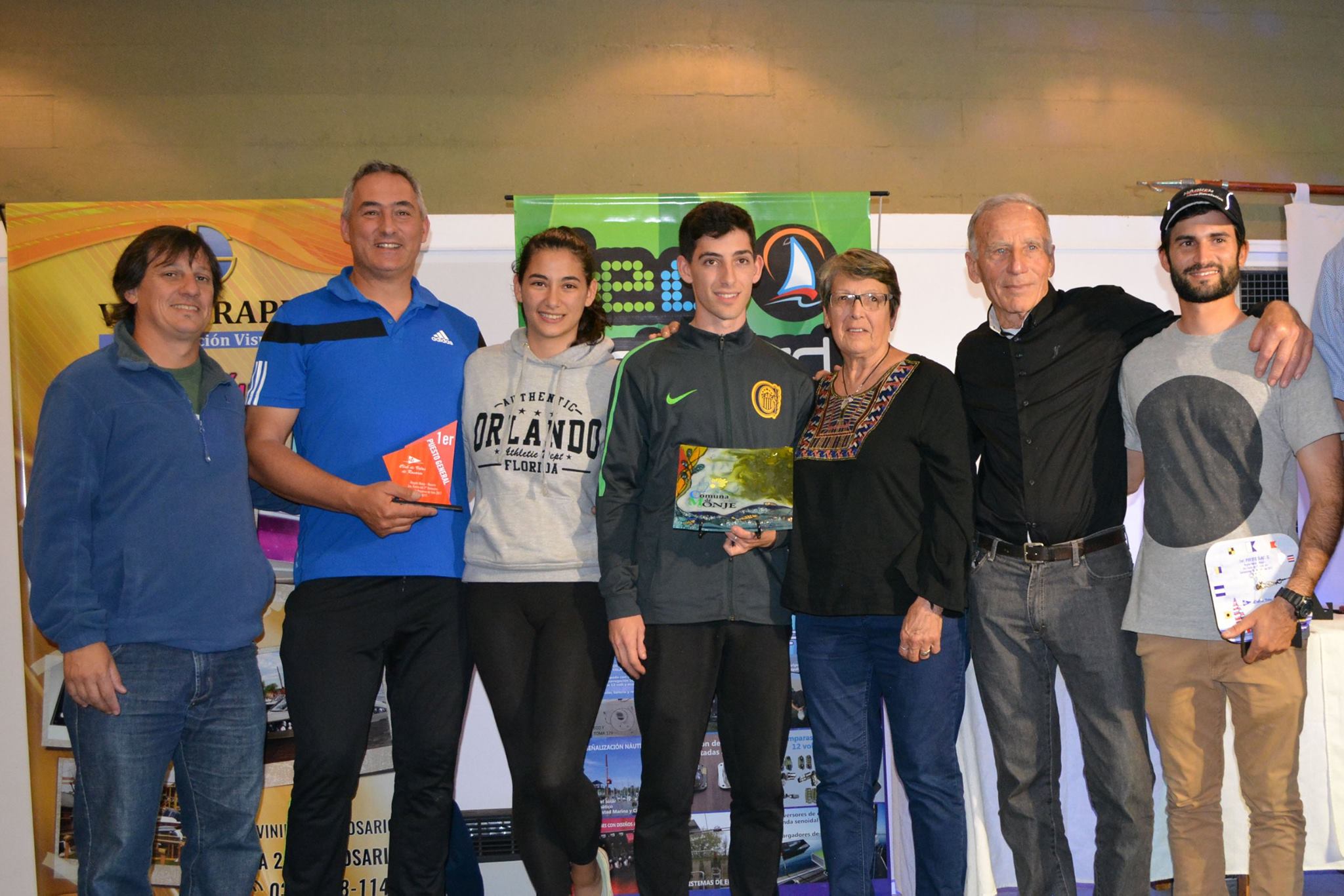 Monje disfrutó de un domingo diferente con la regata de velas