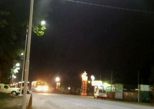 Villa La Ribera ya luce su nueva iluminación en Ruta 91