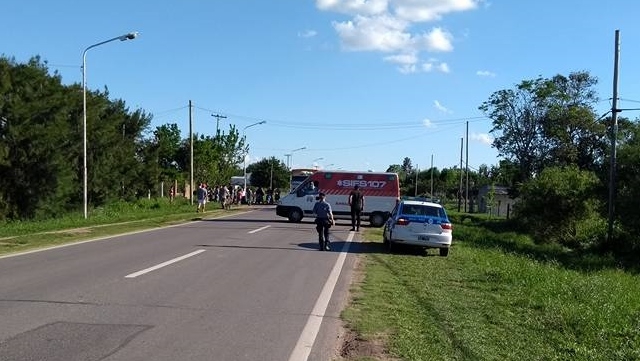 Un pequeño fue embestido por una camioneta sobre ruta 11