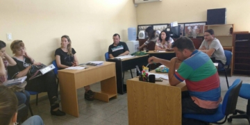 San Genaro: concejales recibieron a docentes y directivos del CER 490