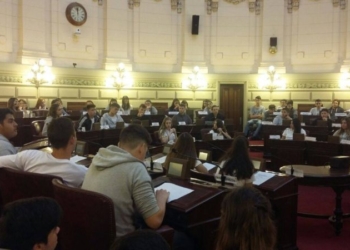 Alumnos de Barrancas fueron «Diputados por un Día»