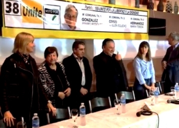González presentó su lista, con la que buscará la reelección en Timbúes