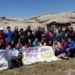 Totoras: alumnos de un establecimiento educativo subieron el cerro Champaquí