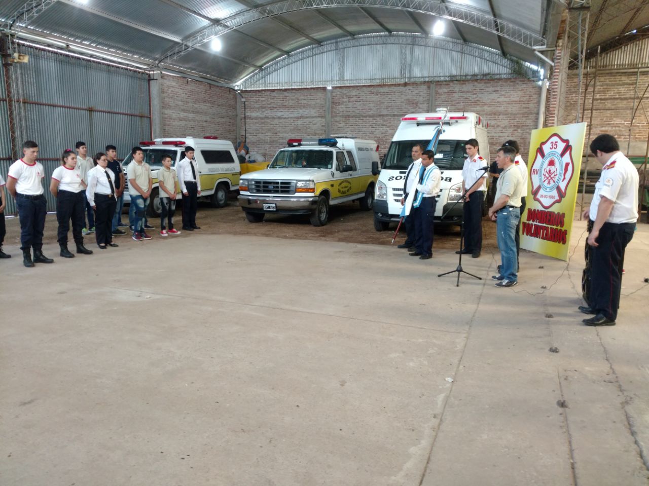 San Genaro fue sede del encuentro regional de cadetes de bomberos