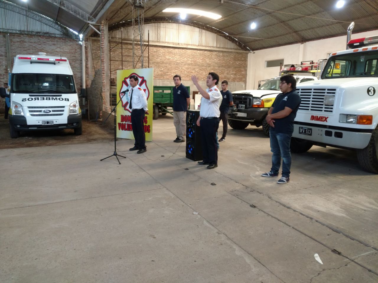 San Genaro fue sede del encuentro regional de cadetes de bomberos